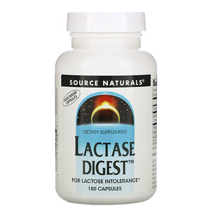 Отзывы о Сорс Начэралс, Lactase Digest, 180 Capsules