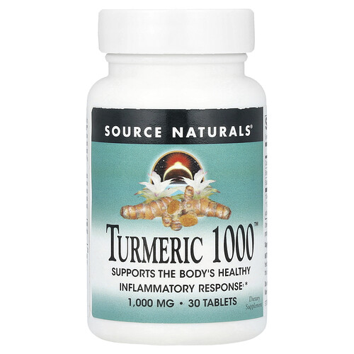Source Naturals ターメリック 1000™ 1,000mg タブレット30粒