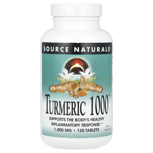 Source Naturals, ターメリック 1000™, 1,000 mg , 120タブレット