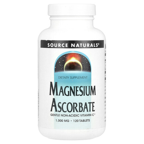 Source Naturals マグネシウム アスコルベート 1,000mg 120タブレット