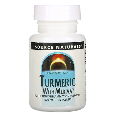 Source Naturals Turmeric with Meriva, 500 mg, 30 Tablets