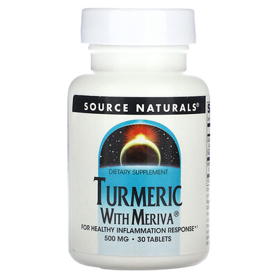 

Source Naturals, Turmeric with Meriva, 500 mg, 30 Tablets