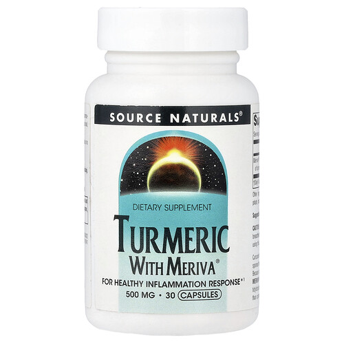 Source Naturals, ターメリック with Meriva®, 500mg, カプセル30粒
