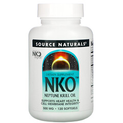 Source Naturals, NKO, Neptune Krill Oil, 500 mg, 120 Softgels