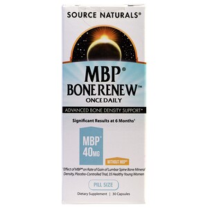 Отзывы о Сорс Начэралс, MBP Bone Renew, Once Daily, 30 Capsules