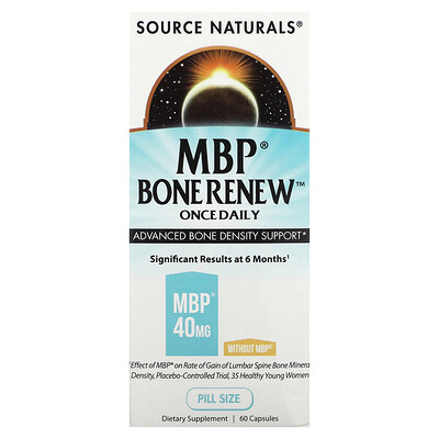 

Source Naturals MBP Bone Renew, 60 капсул