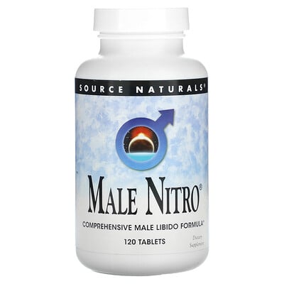 

Source Naturals, Male Nitro, 120 Tablets