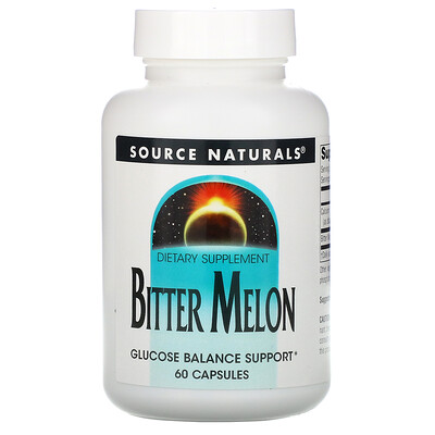 

Source Naturals Китайская горькая тыква, 60 капсул