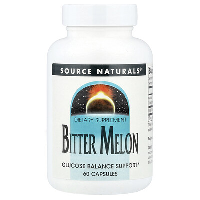 Source Naturals, Melón amargo, 60 cápsulas
