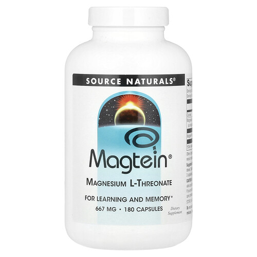 Source Naturals Magtein® L-треонат магния 180 капсул