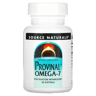 Source Naturals, Provinal Omega-7, 30 меки капсули