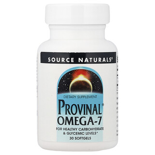 Source Naturals, Provinal® Omega-7, 30 capsules à enveloppe molle
