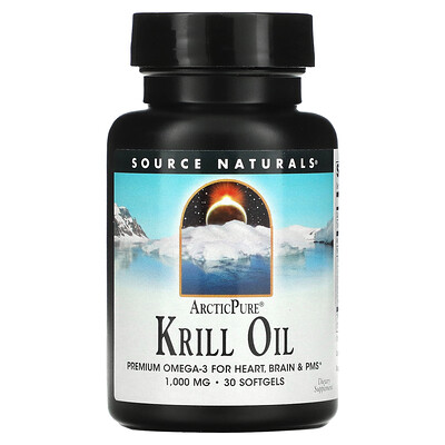 Source Naturals ArcticPure Krill Oil 1 000 mg 30 Softgels