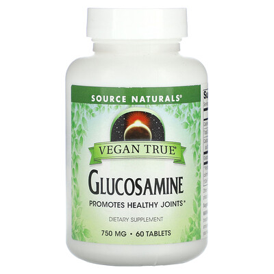 

Source Naturals Vegan True Glucosamine 750 mg 60 Tablets
