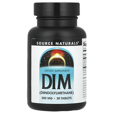 Source Naturals  DIM  200 mg  30 Tablets