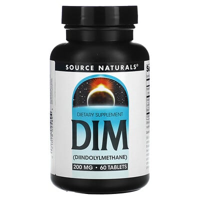 Source Naturals DIM (дииндолинметан) 200 мг 60 таблеток
