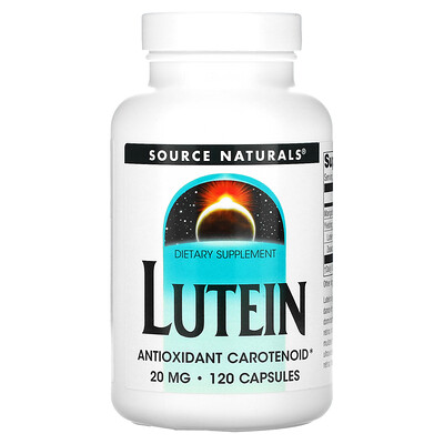 

Source Naturals Лютеин, 20 мг, 120 капсул