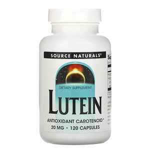 Отзывы о Сорс Начэралс, Lutein, 20 mg, 120 Capsules