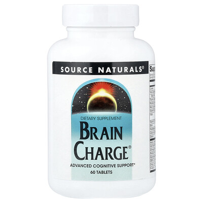 Source Naturals, Brain Charge®, 60 comprimidos
