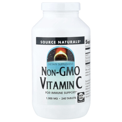 Source Naturals ノンGMOビタミンC 1,000mg タブレット240粒