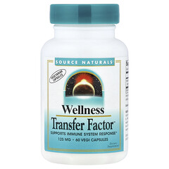 Wellness Transfer Factor™, підтримка реакції імунітету, 125 мг, 60 рослинних капсул