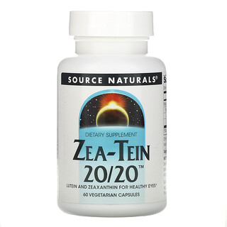 Source Naturals, Zea-Tein 20/20, 60 Vegetarian Capsules