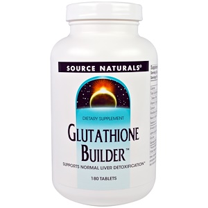 Отзывы о Сорс Начэралс, Glutathione Builder, 180 Tablets