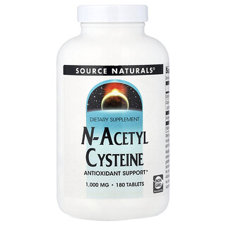 Source Naturals, N-乙醯半胱氨酸，1,000 微克，180 片装