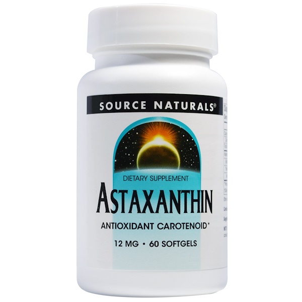 Source Naturals, Astaxanthin, 12 mg, 60 Softgele