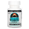 Source Naturals, Vitamin K2 Advantage（ビタミンK2アドバンテージ）、2,200mcg、60粒