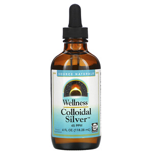 Сорс Начэралс, Wellness Colloidal Silver, 45 PPM, 4 fl oz (118.28 ml) отзывы