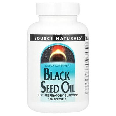 Source Naturals  Black Seed Oil  2 000 mg  120 Softgels (1 000 mg per Softgel)
