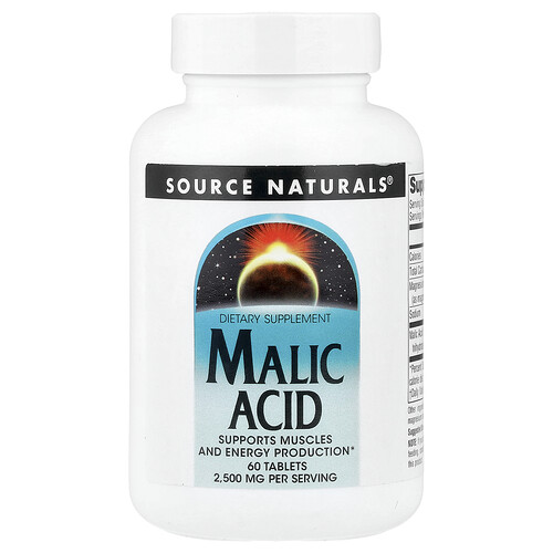 Source Naturals Malic Acid, 60 Tablets
