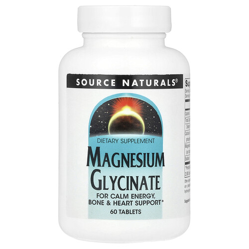 Source Naturals マグネシウムグリシネート タブレット60粒