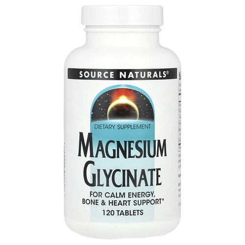 Source Naturals マグネシウム グリシネート 120タブレット
