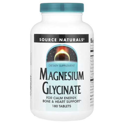 Source Naturals マグネシウム グリシネート 180タブレット