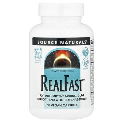 Source Naturals, RealFast™, 60 cápsulas veganas