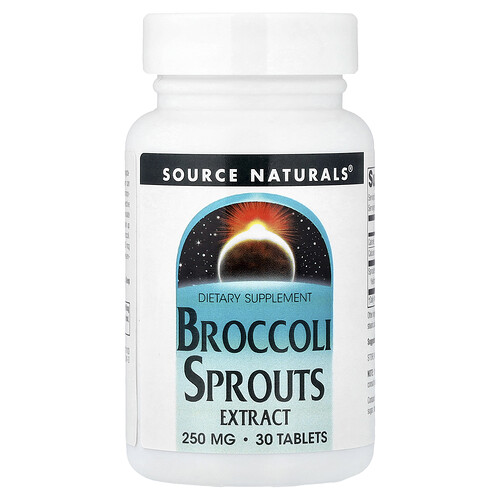 Source Naturals, Broccoli Sprouts Extract, 30 Tablets (250 mg per Tablet)