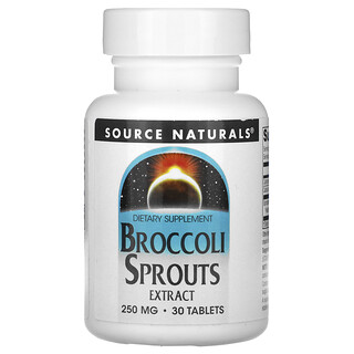 Source Naturals, 西兰花芽提取物，500 毫克，30 片（每片 250 毫克）