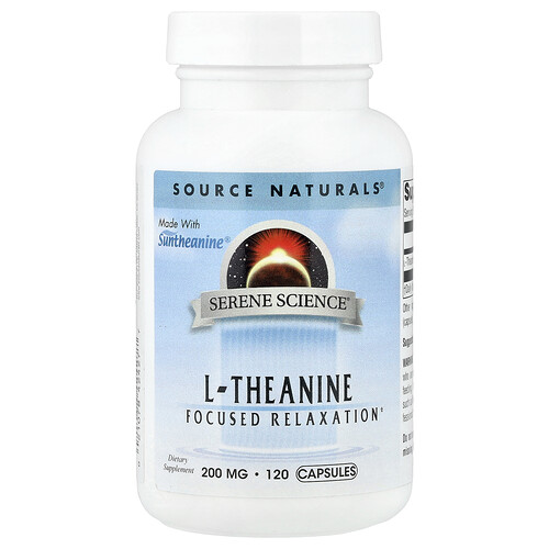 Source Naturals L-テアニン 200mg 120カプセル