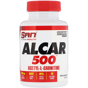 Отзывы о Сан нутришэн, ALCAR 500, Acetyl-L-Carnitine, 60 Capsules