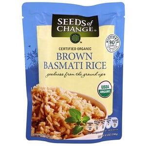 Отзывы о Seeds of Change, Organic, Brown Basmati Rice , 8.5 oz (240 g)