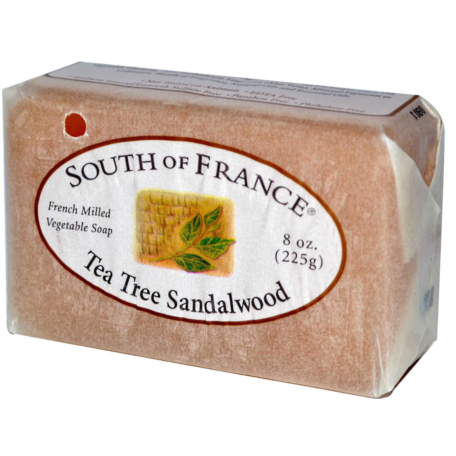 South Of France Tea Tree Sandalwood Soap Bar 8 Oz 225 G Iherb