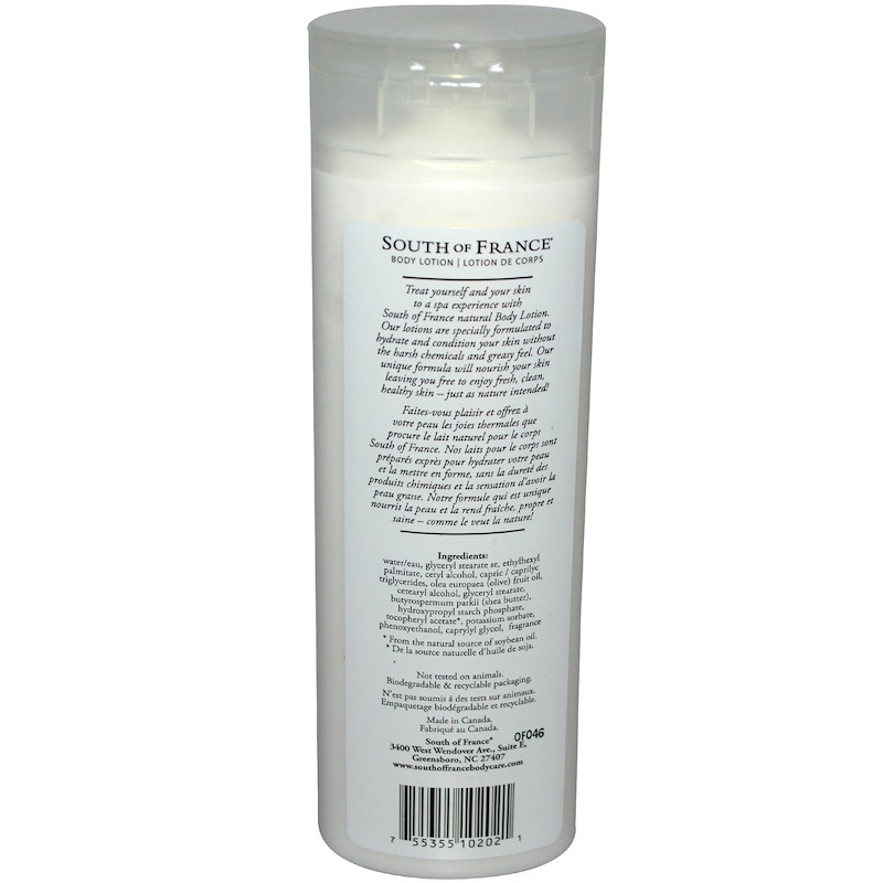 South of France, Body Lotion, Shea Butter, 8 fl oz (237 ml) iHerb