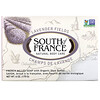South of France(サウスオブフランス), ラベンダーフィールド、オーガニックシアバター配合フレンチミルド石鹸、170g（6オンス）