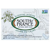 South of France, ブルーミングジャスミン, フレンチ・ミルド・オーバルソープ オーガニックシアバター配合, 6 オンス (170 g)