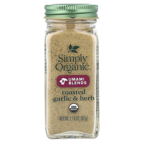 Simply Organic Umami Blends, Roasted Garlic & Herb, 2.19 oz (62 g)