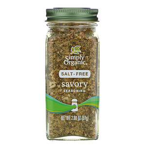 Отзывы о Симпли Органик, Savory Seasoning, Salt-Free, 2.00 oz (57 g)