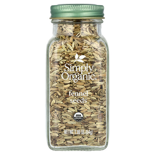Simply Organic Семена фенхеля 1 90 унции (54 г)
