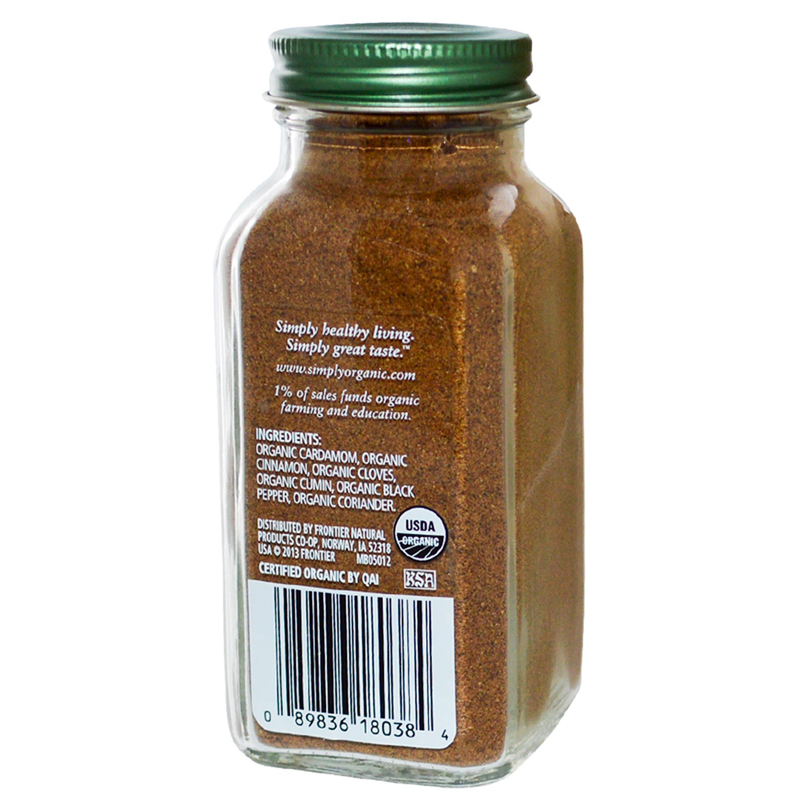 Simply Organic, Garam Masala, 3.00 oz (85 g)